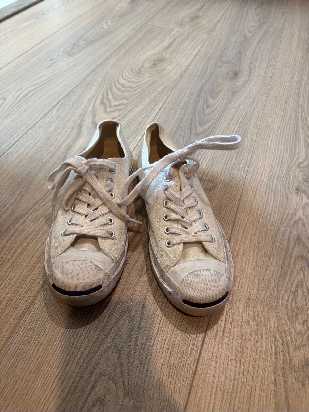 Converse Women's Low-Top Sneakers in Light Beige